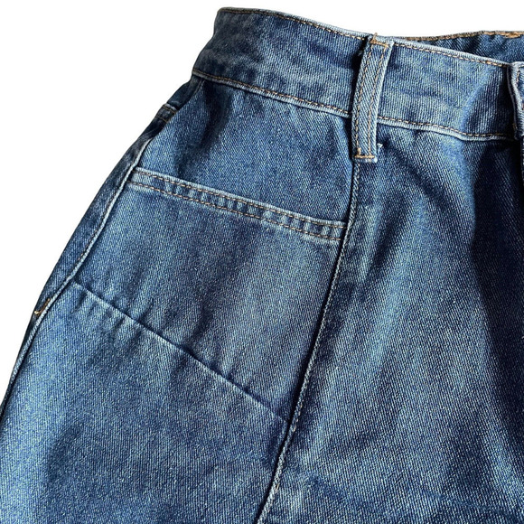 Cider Jeans Hi Rise 100% Cotton Wide Leg Super Soft Size Medium New - Picture 5 of 9